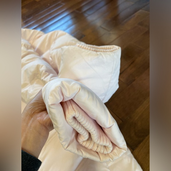 Y exchange Down Feathers Light Baby pink jacket women’s S - Picture 14 of 16